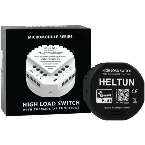 HELTUN High Load Switch Z-wave Plus v2