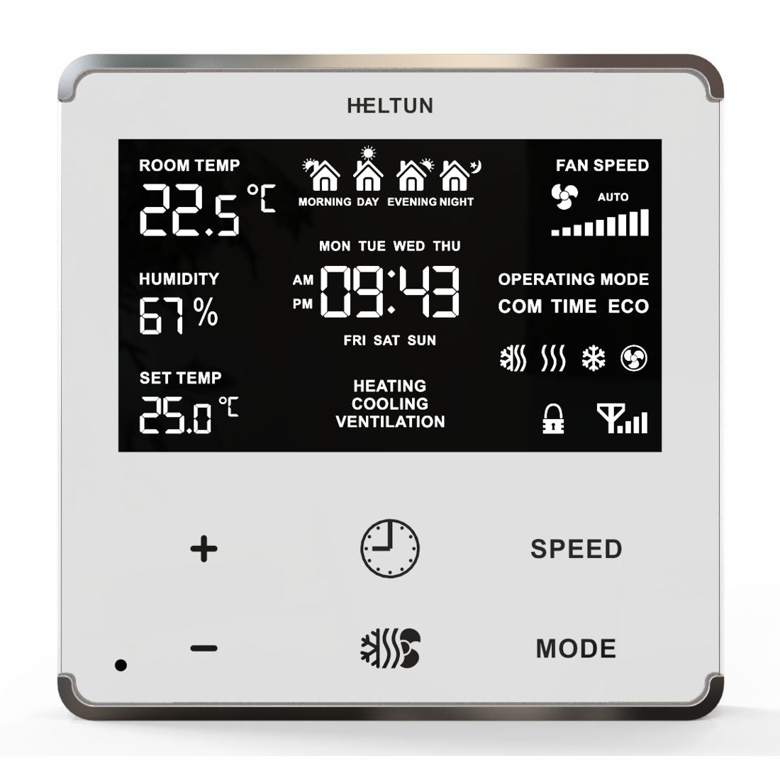 Heltun Z-Wave 700 Fan Coil Thermostat