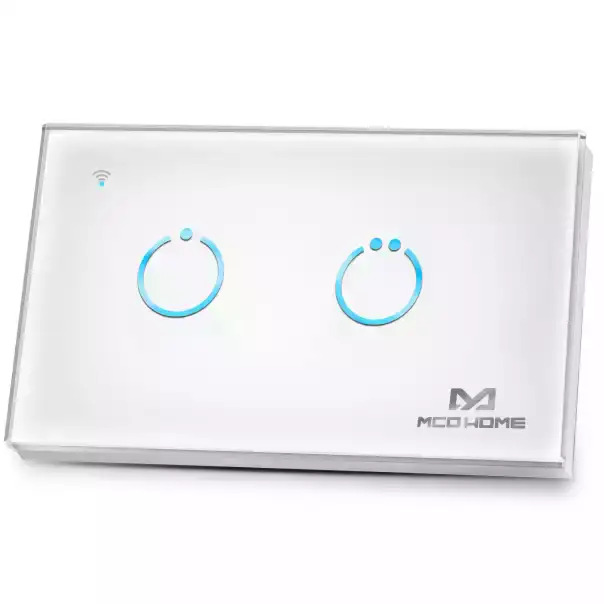 MCOHome Touch Panel Switch MH-S612 White