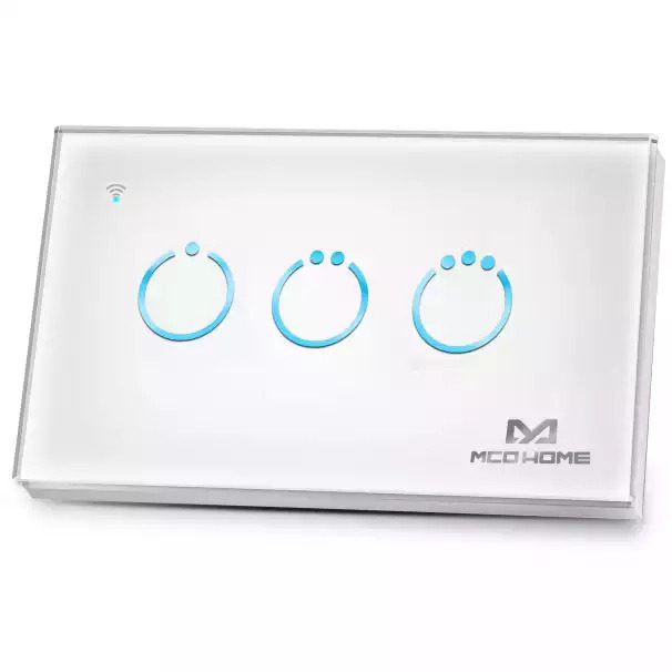 MCOHome Touch Panel Switch MH-S613 White